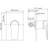 Смеситель для душа WASSERKRAFT GLAN 6651